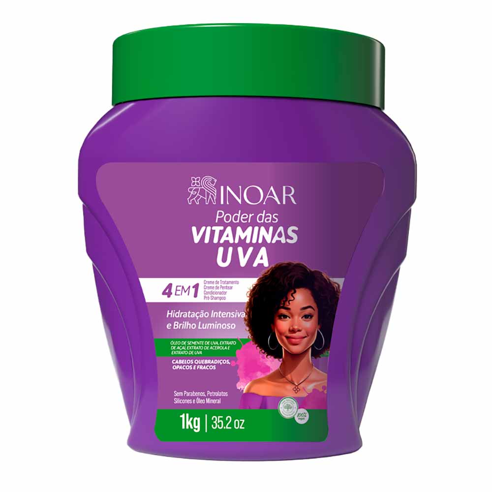 Creme Inoar Poder das Vitaminas Uva